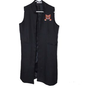 Gibran Tiger Long Duster Vest